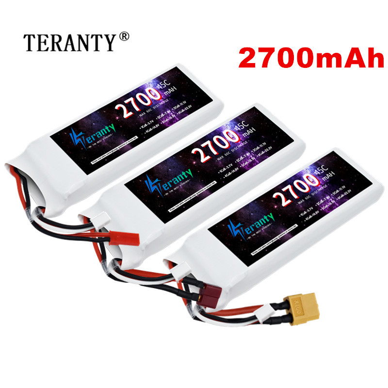 Drone Battery 3S - 1/3 pièces 2S 7.4V Lipo batterie