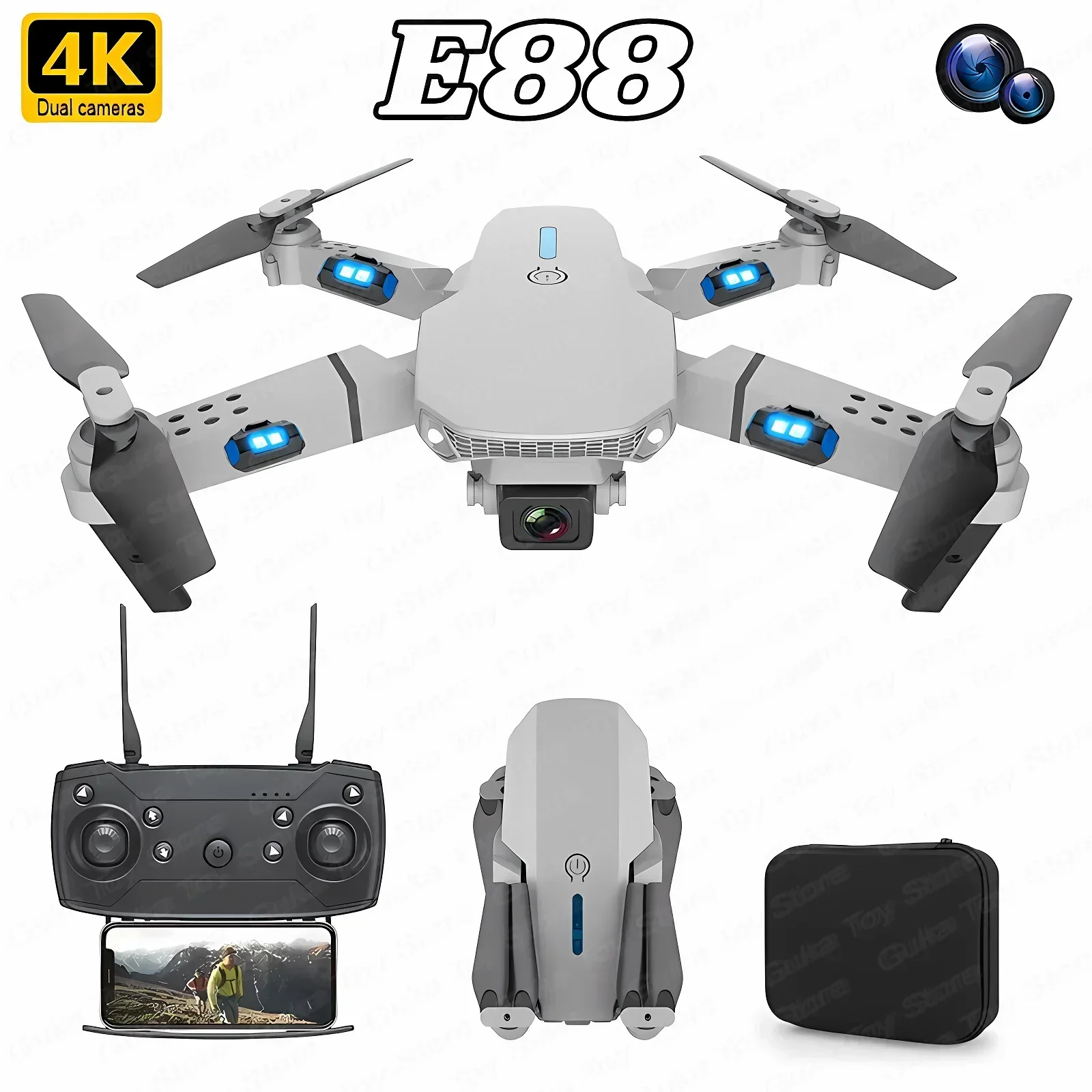 Drone Battery Box - Drone E88 Pro WIFI FPV Grand