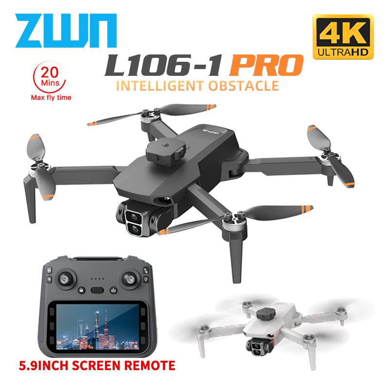 Drone Battery Box - Drone professionnel GPS L106-1PRO avec écran