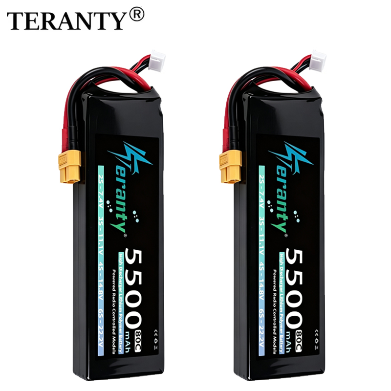 Drone Battery 3S - 1/2 pièces Batterie Lipo TERANTY 3S