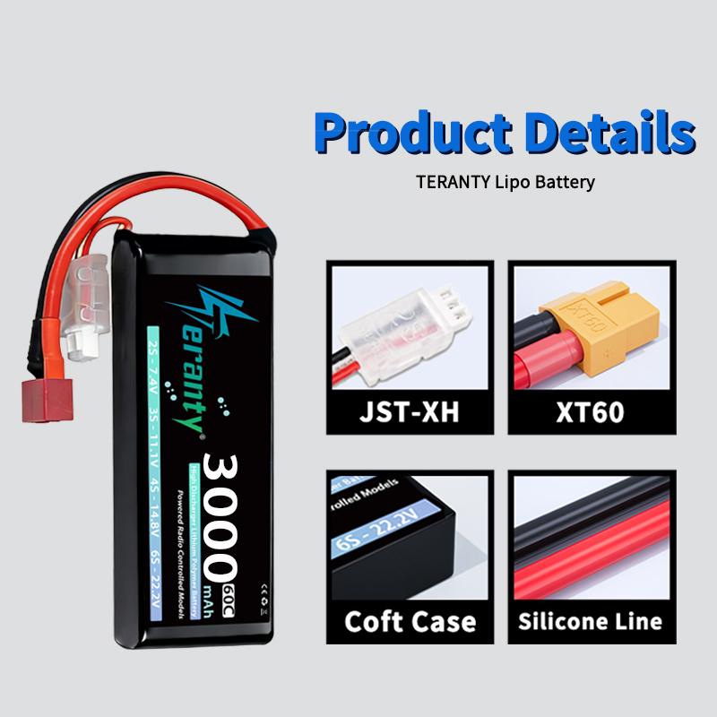 Batterie Lipo TERANTY 2S 3000m - Drone Battery 3S avis et prix