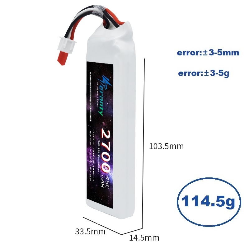 1/3 pièces 2S 7.4V Lipo batter - Drone Battery 3S avis et prix