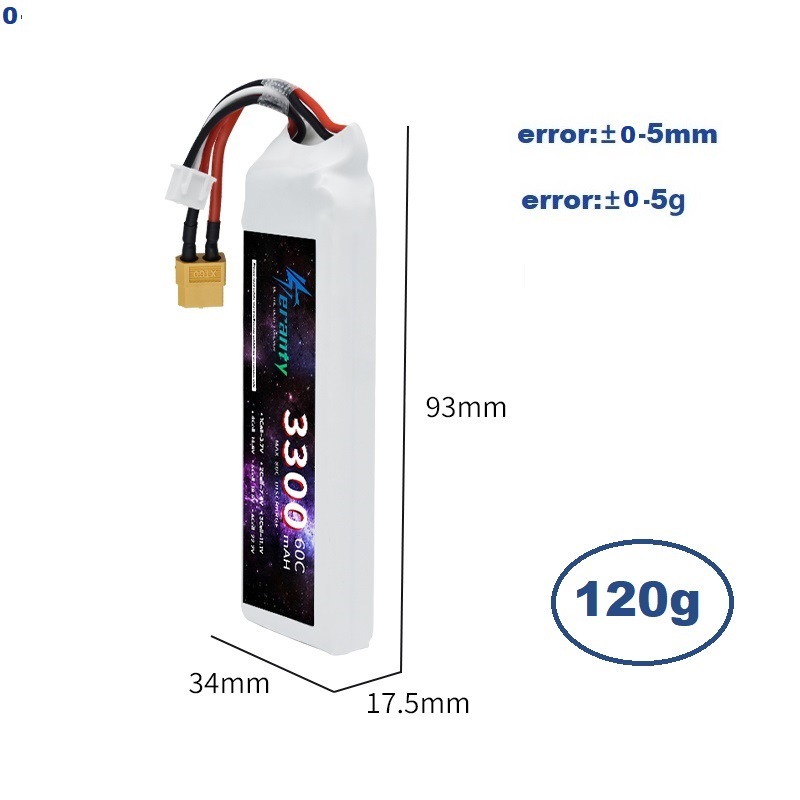 Batterie LiPo 2s 7.4V 3300mAh  - Drone Battery 3S avis et prix